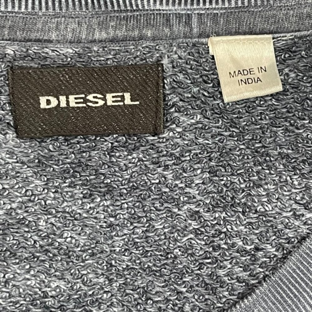 Diesel Women's Crewneck Long Sleeve Graphic Print Tiger Sweatshirt Size Small - Picture 9 of 11